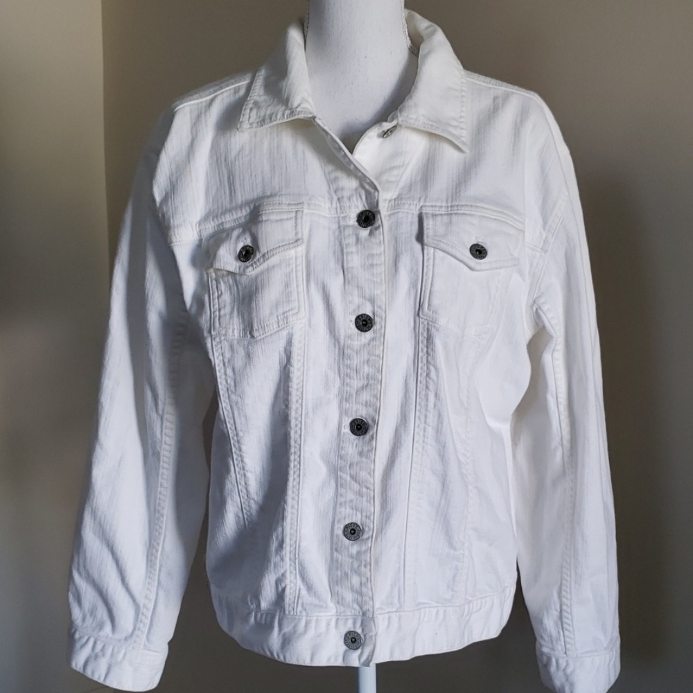 Chicos Platinum  jean jacket